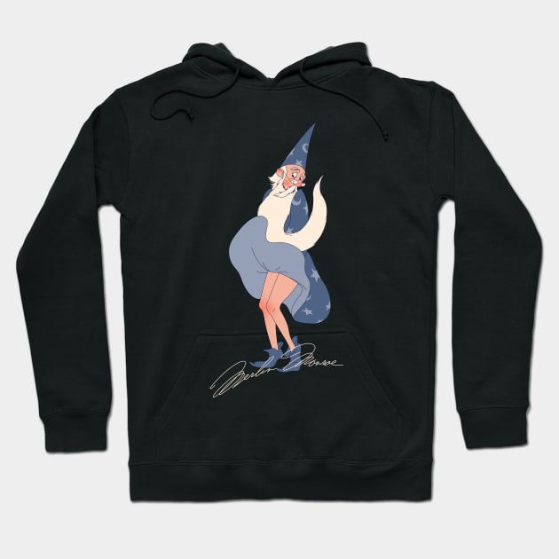 merlin monroe Hoodie by Verso